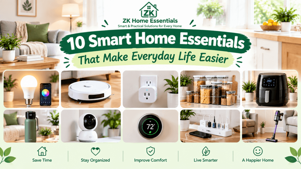10 smart home essentials that make everyday life easier