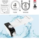 Non-Electric Bidet Toilet Seat Attachment