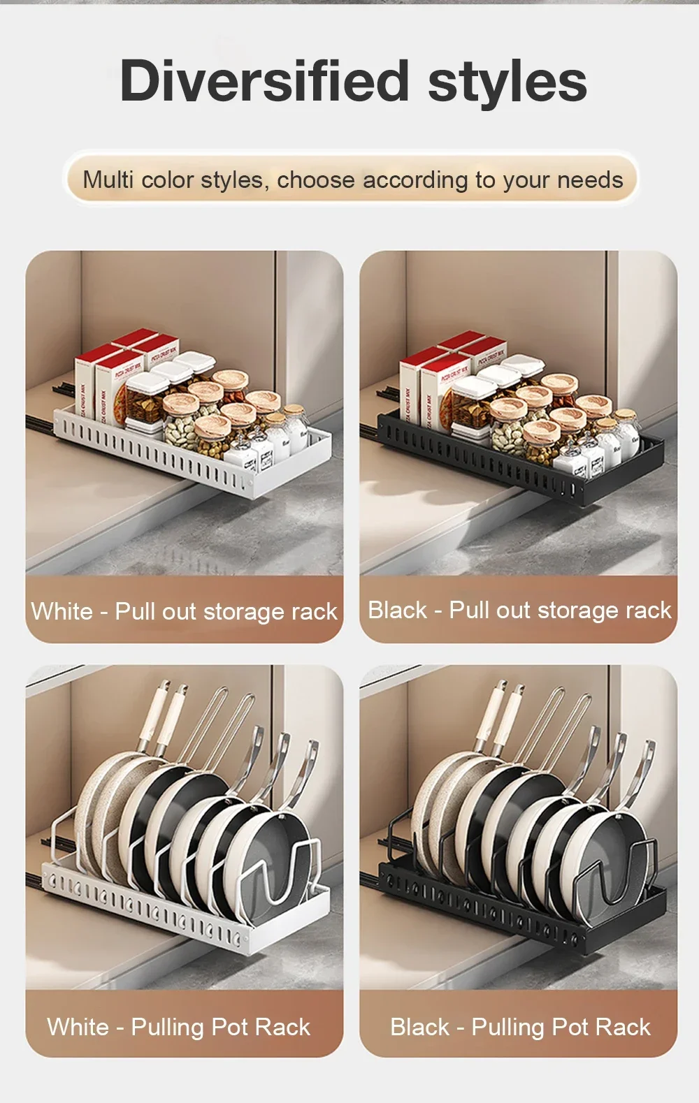 Spice Rack & Dish Drying Racks Drawer Organizer