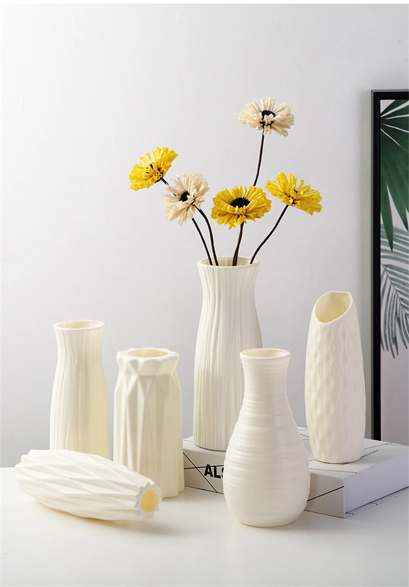 1piece Nordic Plastic Vase - Image 2
