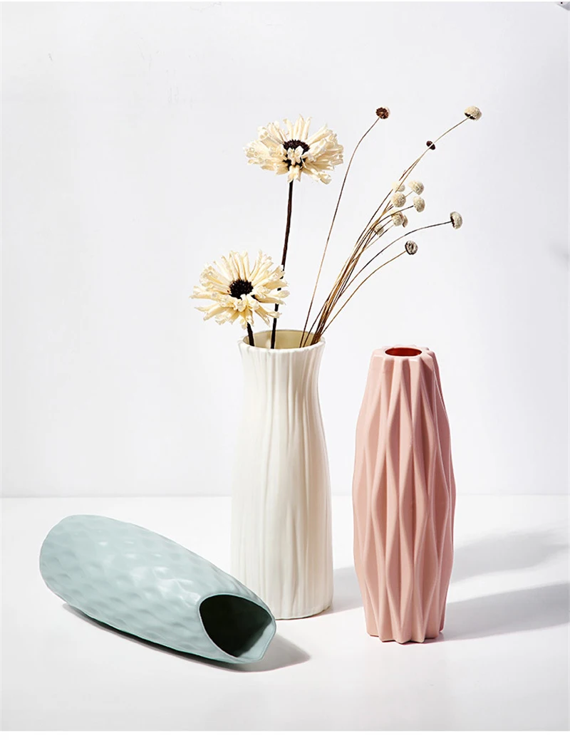 1piece Nordic Plastic Vase