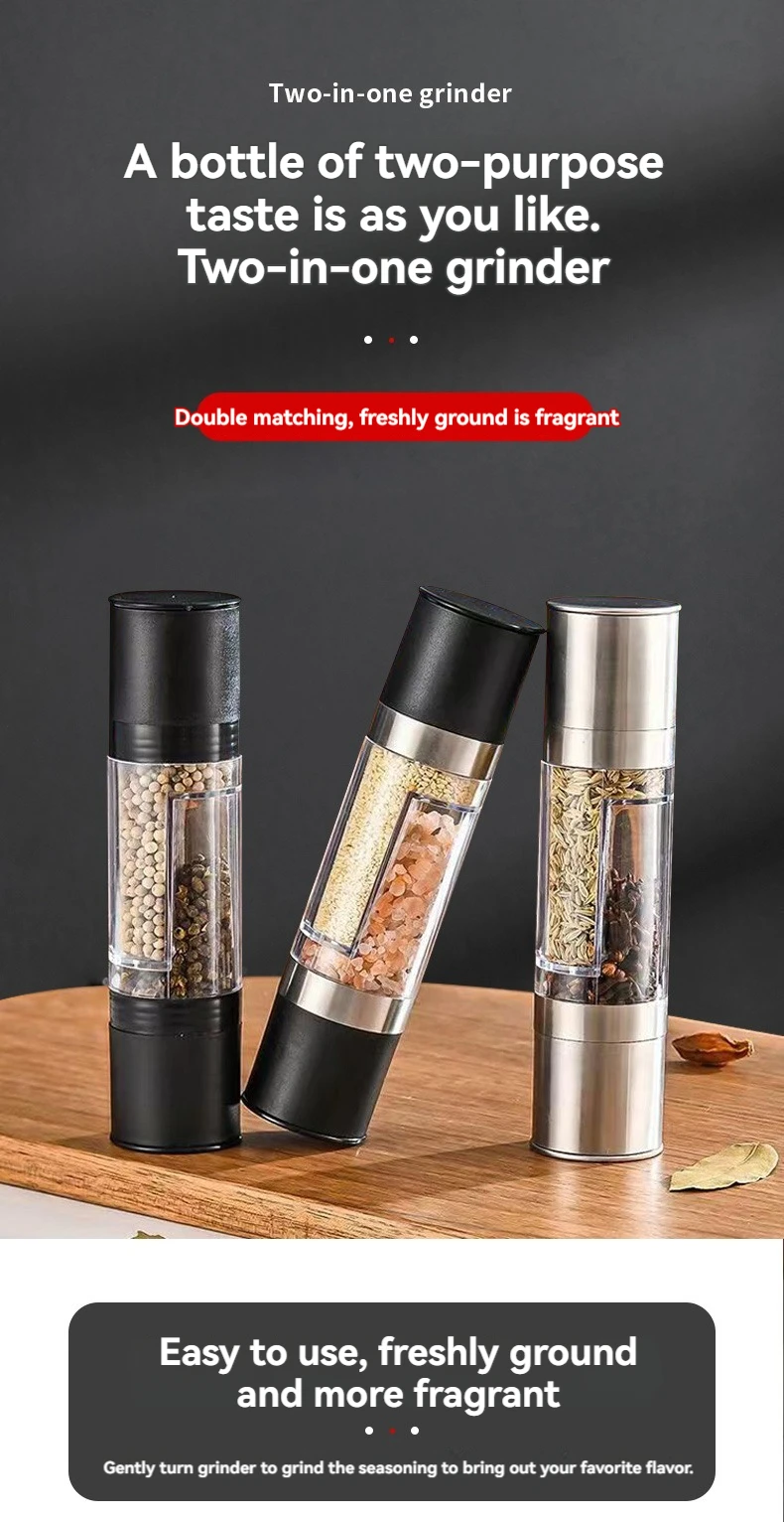 2-in-1 Salt & Pepper Grinder - Image 2