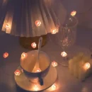 2M 20LED Pink Cat Paw String Lights
