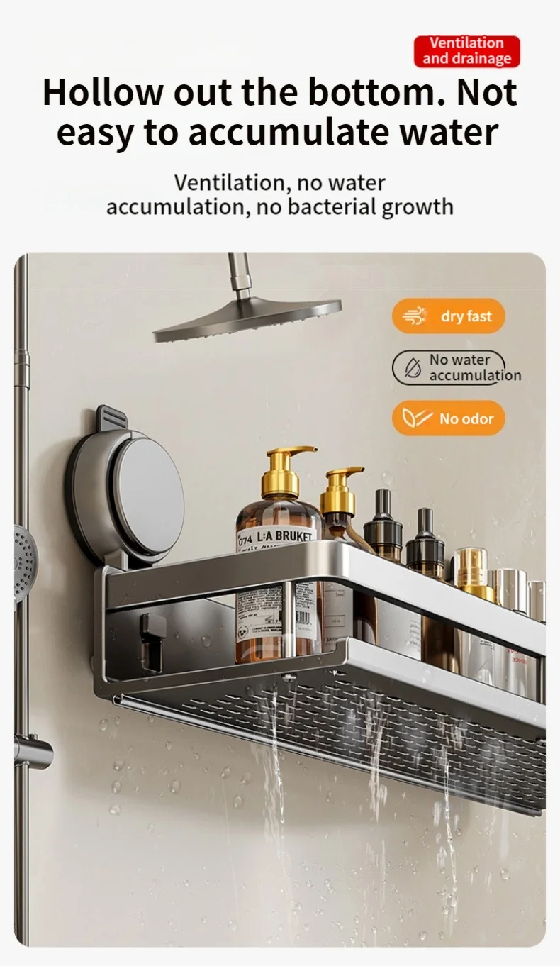 Wall Mounting Bathroom Rack - Image 2