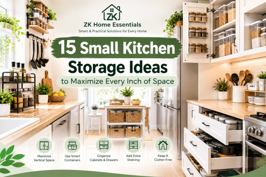 15 Small Kitchen Storage Ideas to Maximize Every Inch of Space