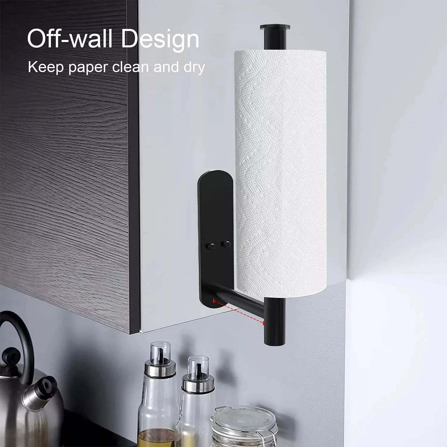Adhesive Paper Towel Holder - Image 3
