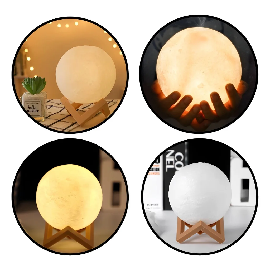 Moon Lamp LED Night Light - Image 2