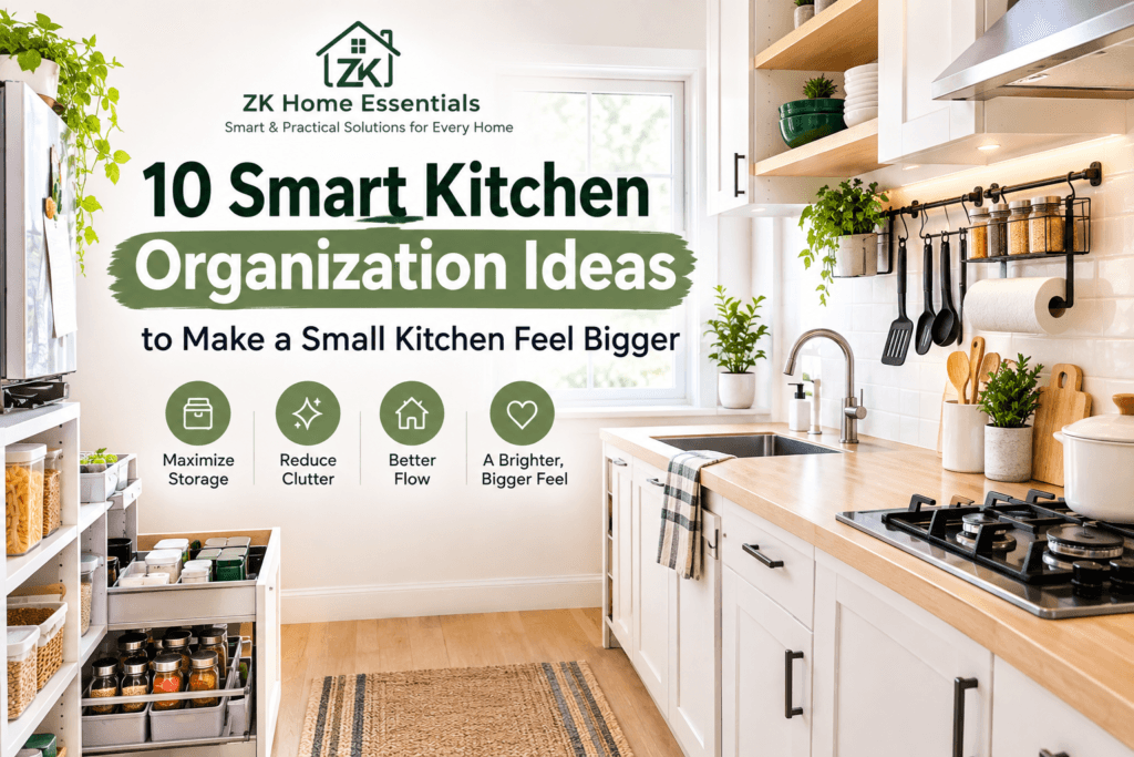 10 smart kitchen organization ideas to make a small kitchen feel bigger