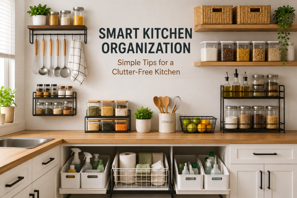 10 practical kitchen organization ideas for a clutter-free kitchen