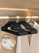 Space Saving Clothes Hangers | Slim Metal Non-Slip Closet Organizers