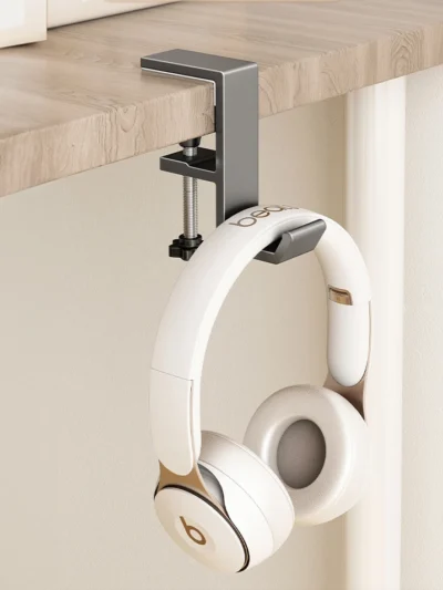 Punch-Free Hanging Bag Hook for Desk & Table Organization