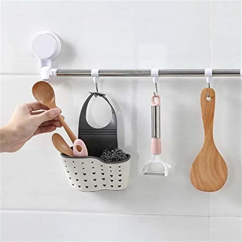 Sink Organizer Basket for Sponge, Soap & Scrubbers | Space-Saving Kitchen Storage - Image 3