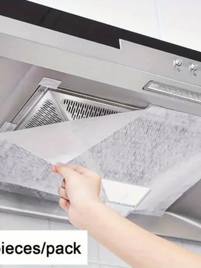 12-Pack Range Hood Filters – Oil-Absorbing Kitchen Vent Hood Covers