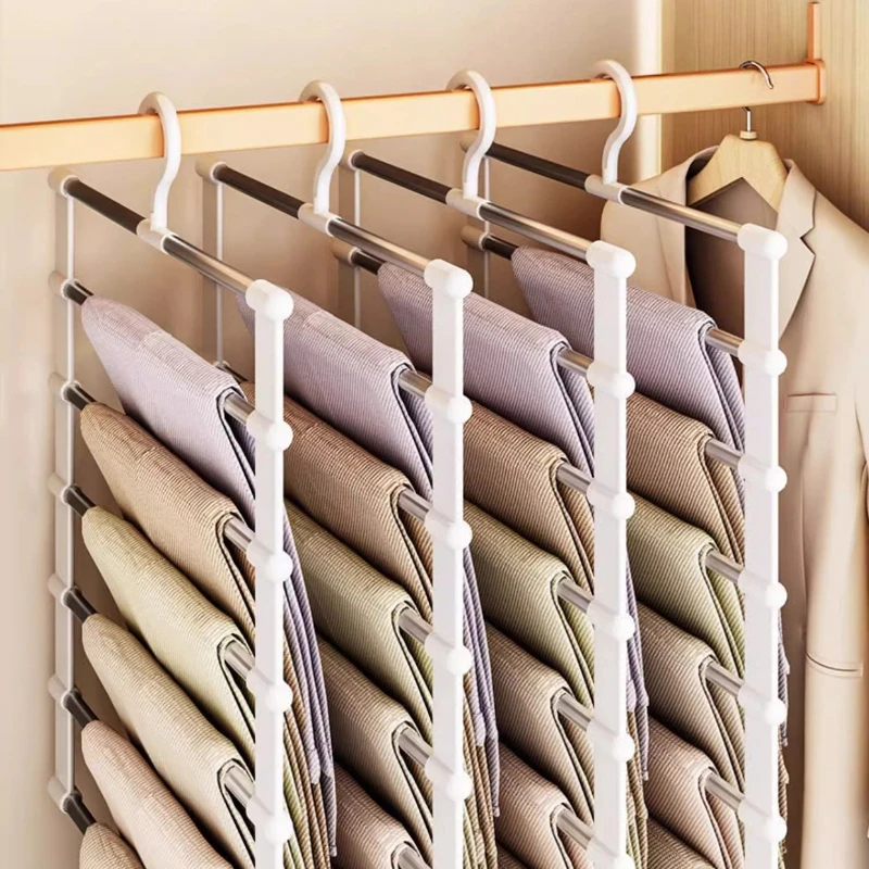 Space Saving Pants Hanger – Multi-Layer Closet Organizer for Trousers - Image 2