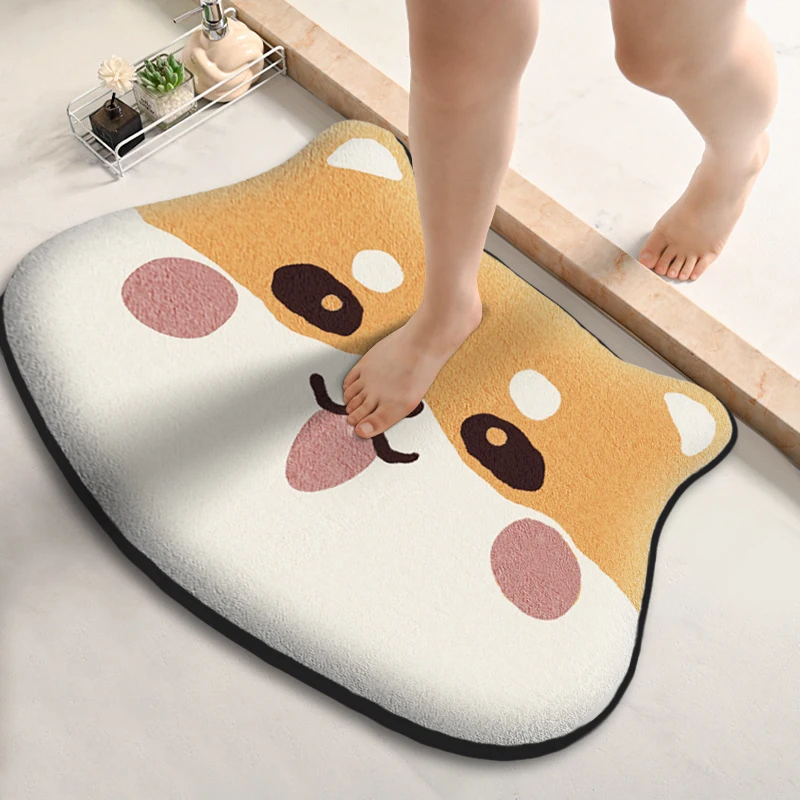 Absorbent Bathroom Floor Mat – Thick, Soft & Non-Slip Bath Mat