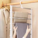 Space Saving Pants Hanger – Multi-Layer Closet Organizer for Trousers