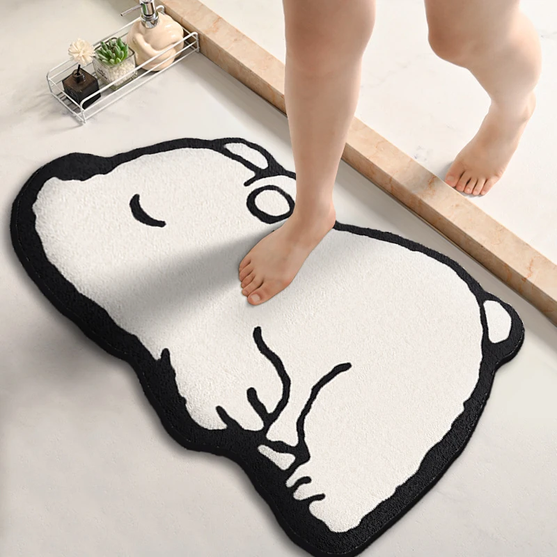 Absorbent Bathroom Floor Mat – Thick, Soft & Non-Slip Bath Mat - Image 3