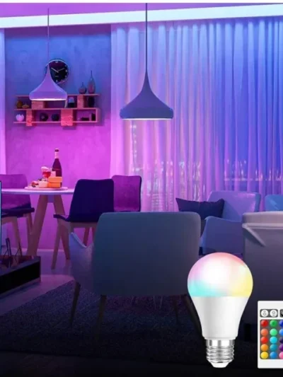 16 color RGB LED bulb