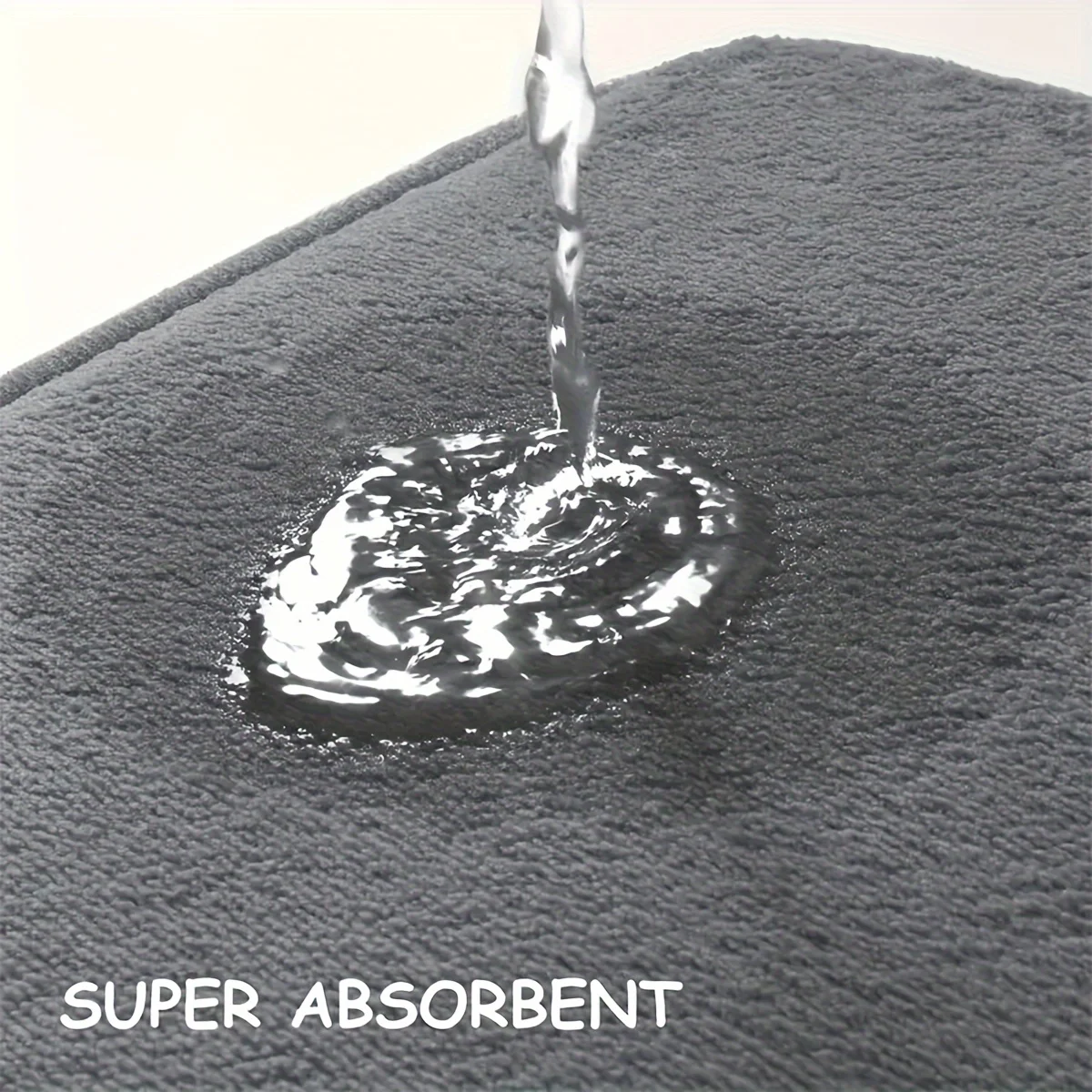 Absorbent Bathroom Floor Mat – Thick, Soft & Non-Slip Bath Mat - Image 4