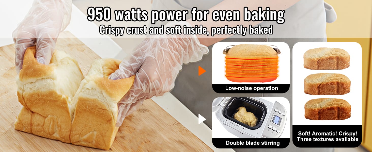 15-in-1 Bread Maker – Automatic Bread Machine with Gluten-Free Setting - Image 2