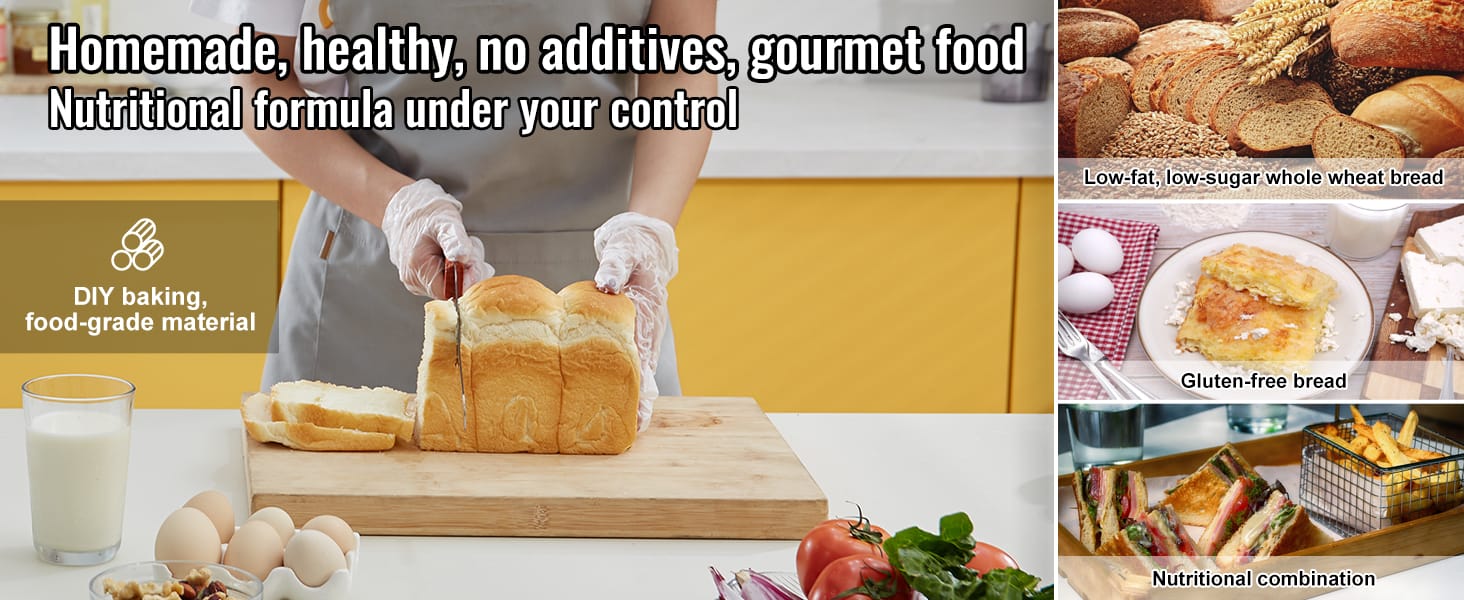 15-in-1 Bread Maker – Automatic Bread Machine with Gluten-Free Setting - Image 3