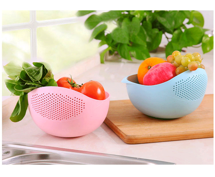 Rice Drainage Basket for Easy Rinsing and Draining - Image 2