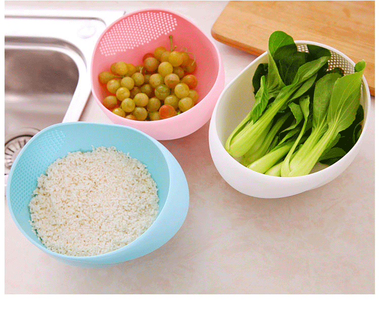 Rice Drainage Basket for Easy Rinsing and Draining - Image 3